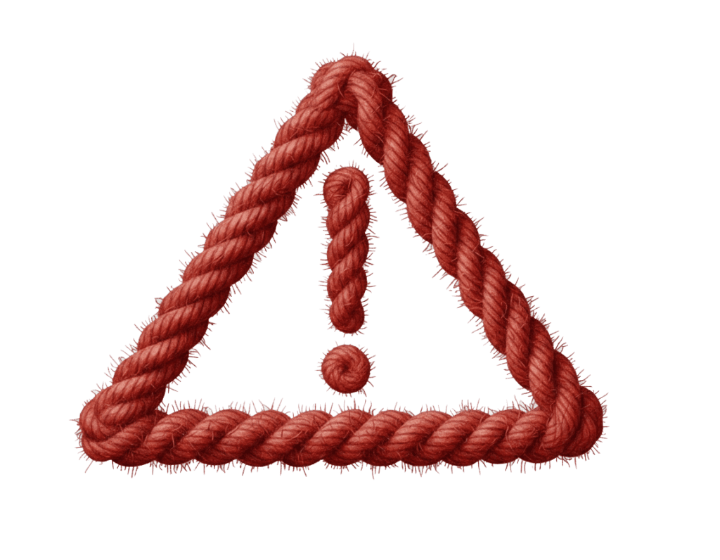 Rope to NOT using when installing a tree swing